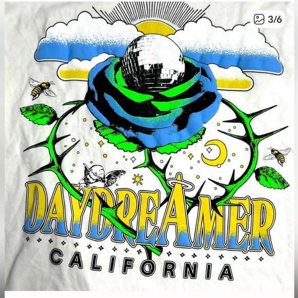 Daydreamer California Long Sleeve Tee, size S - Picture 1 of 3